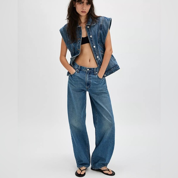 Levi's Denim - Levi’s Women’s Baggy Dad Jeans Own It Stone Wash 27x32 NWT